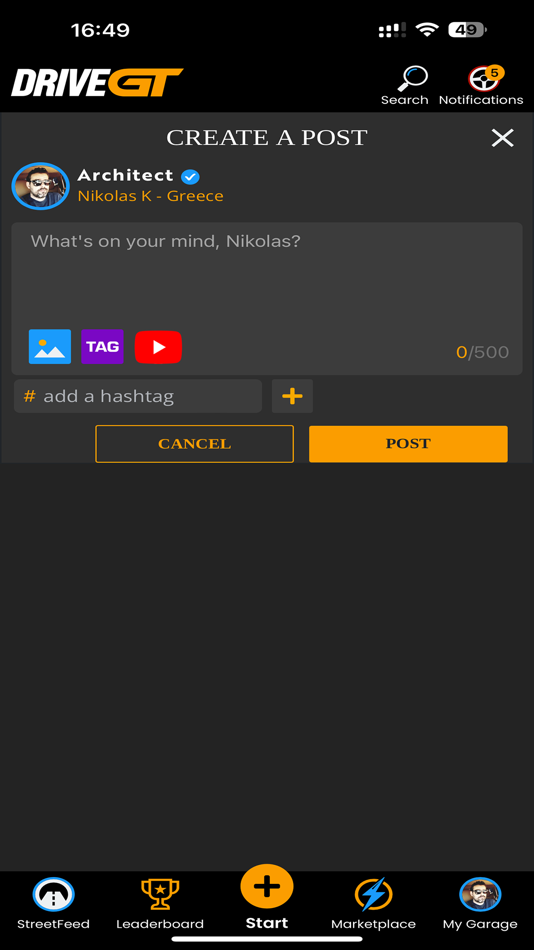 #7. DriveGT (iOS) Przez: Spartan Horse