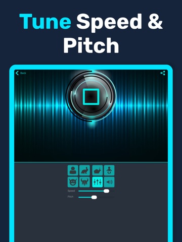 Magic Voice - voice changer iPad screenshot