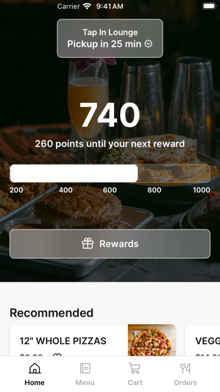 NTBR - Tap in lounge app screenshot