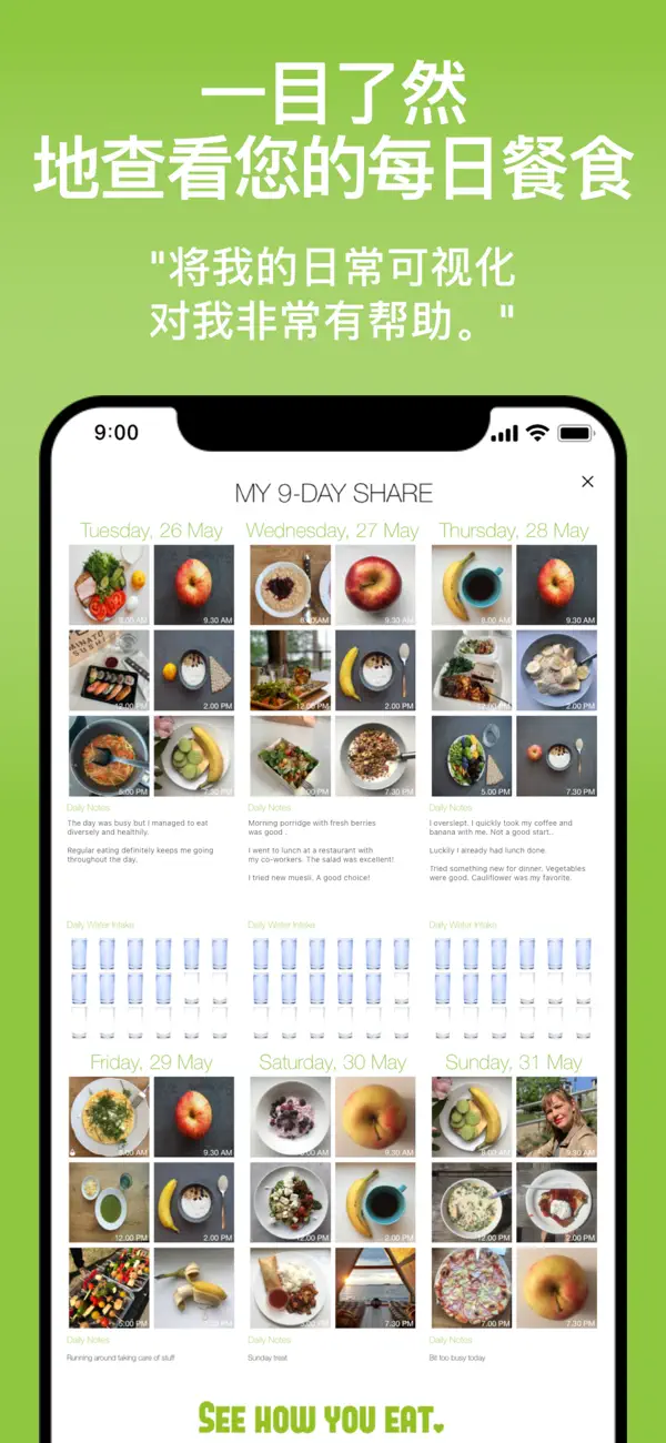 Food Diary See How You Eat Log 截图 5