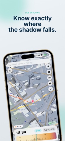 Shade Tracker - Sun Simulator iPhone screenshot 1