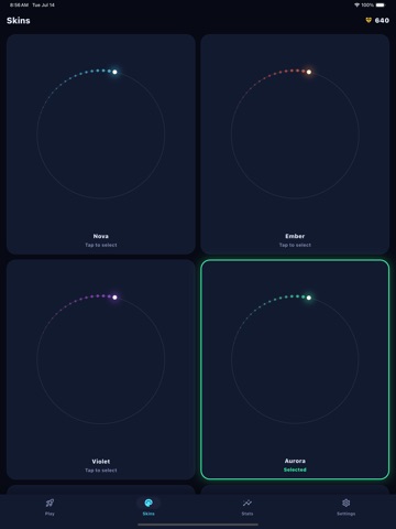 Neonaut: Neon Orbit Arcade iPad screenshot