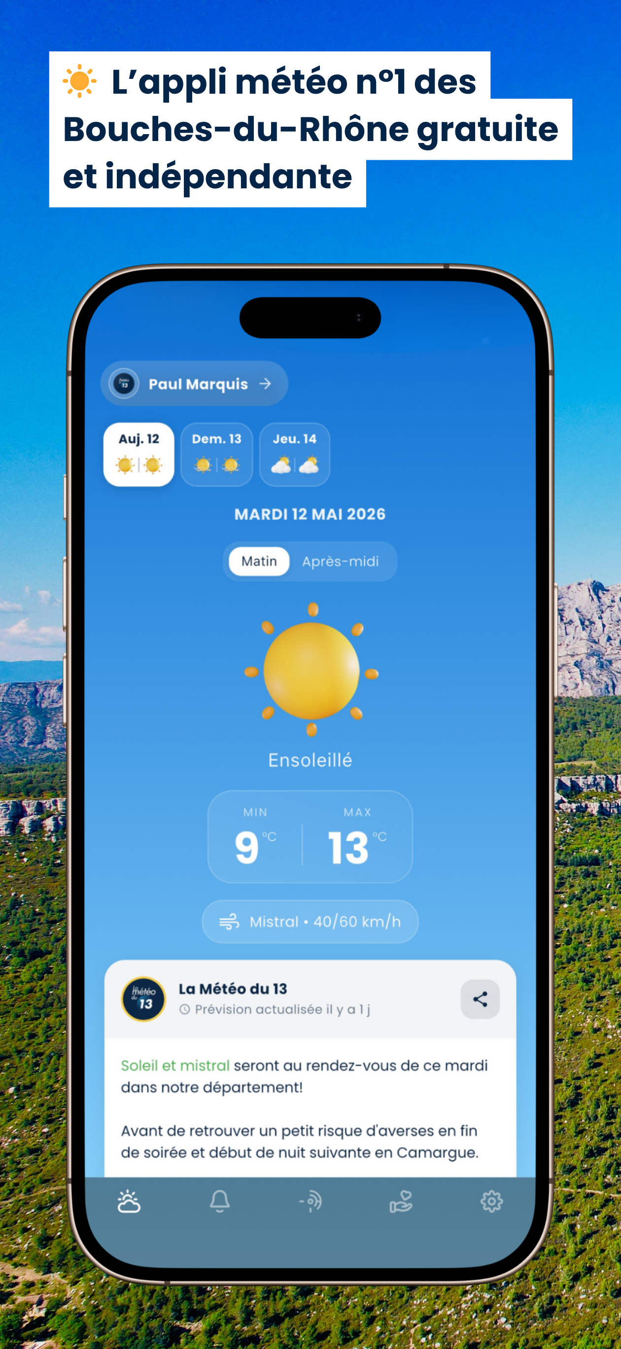 La Météo du 13