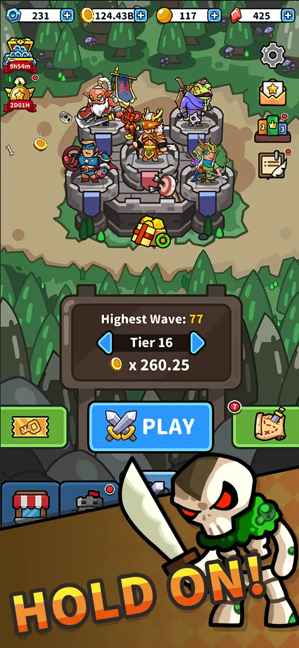 Rush Defense2 Hack screenshot 5 - iOS game interface