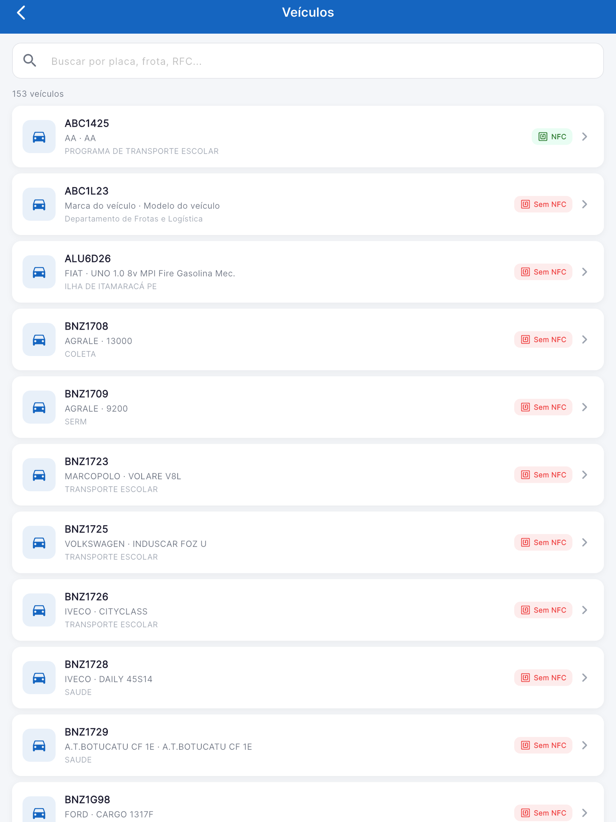 QFrotas Mobile screenshot 14