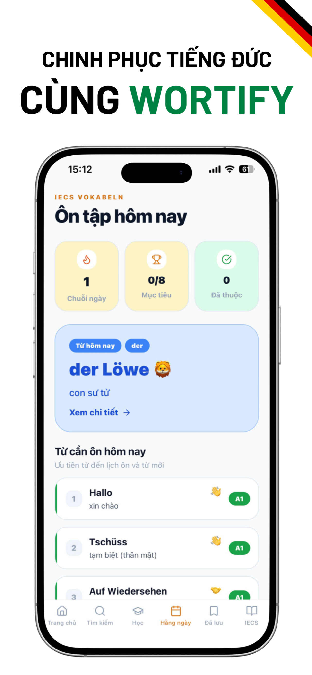 Học Từ Vựng Tiếng Đức IECS screenshot 3