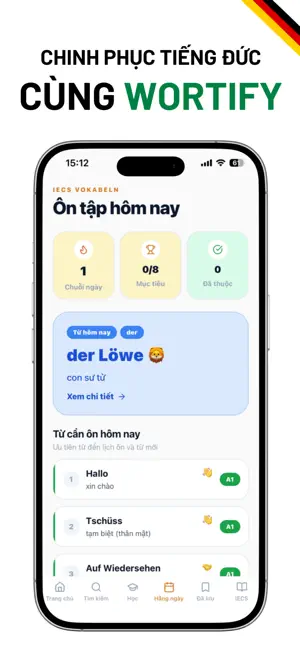 Học Từ Vựng Tiếng Đức IECS screenshot 3