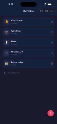 Voice Writer - Secure Notes Screenshot 2 of 5
