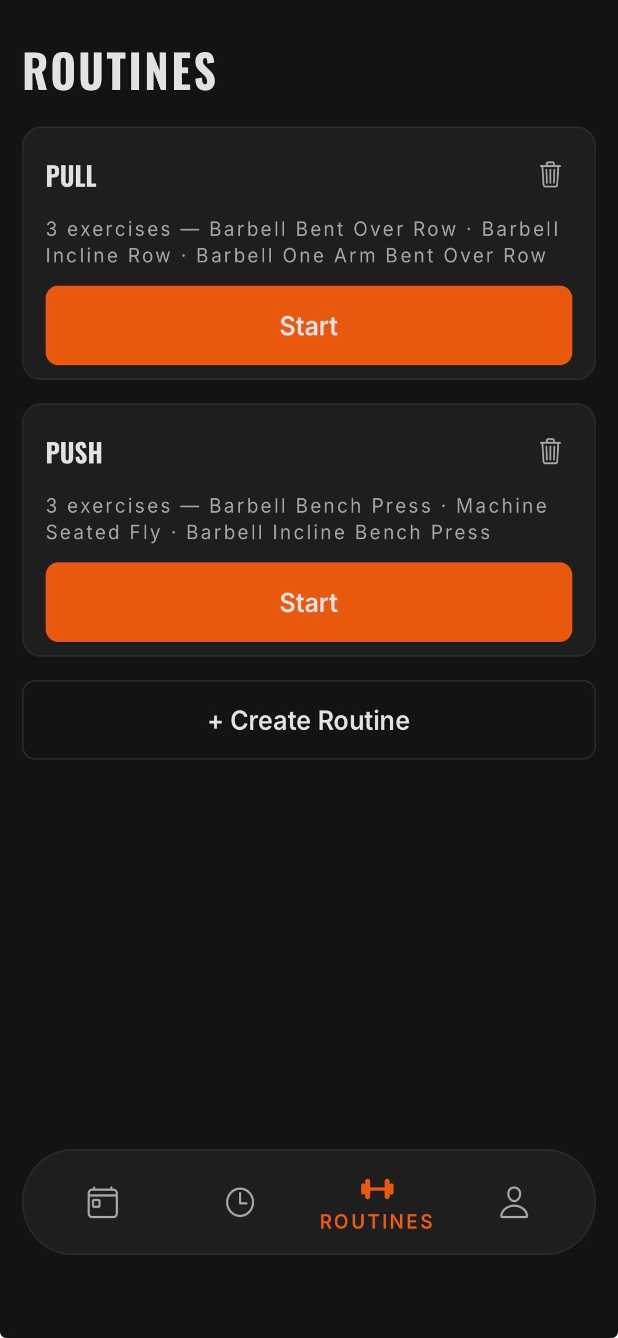 Iron Log: workout tracker screenshot 2