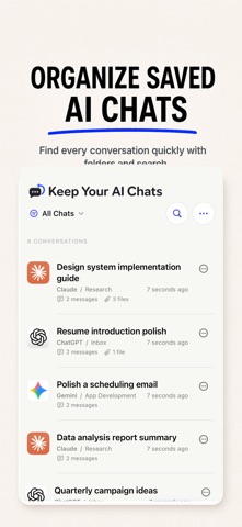 Keep AI Chats Screenshot 4 of 6