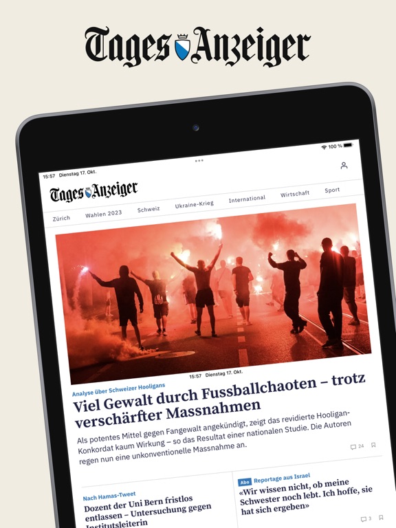 Screenshot #4 pour Tages-Anzeiger Nachrichten