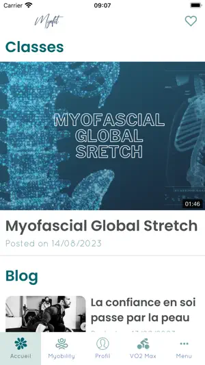 Myofit screenshot 1