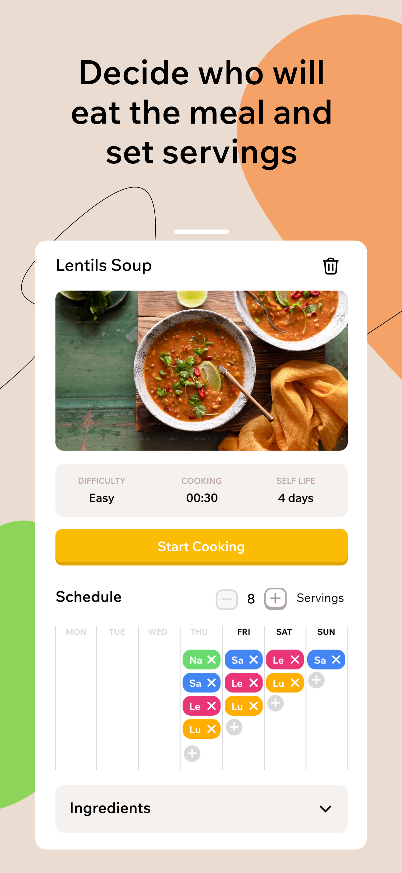 Magic Pot: Meal Planner