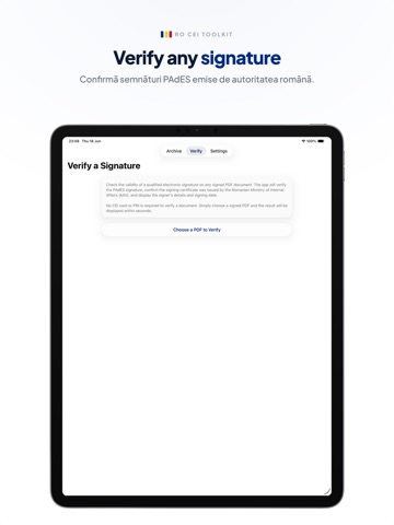 RO CEI Toolkit iPad screenshot