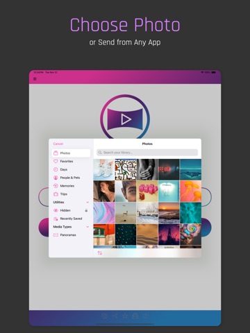 PanoraVideo for Instagram iPad screenshot