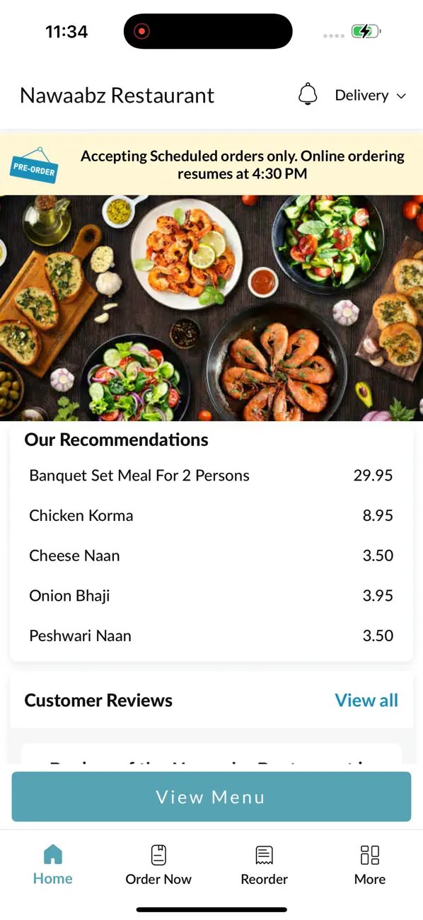 Screenshot #2 pour Nawaabz Restaurant,