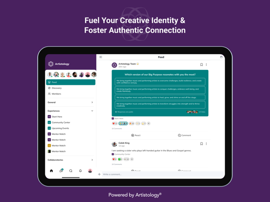 Artistology iPad screenshot 3 - Social Networking app