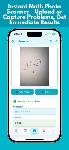 AI Math Scanner & Calculator Screenshot 3 of 5