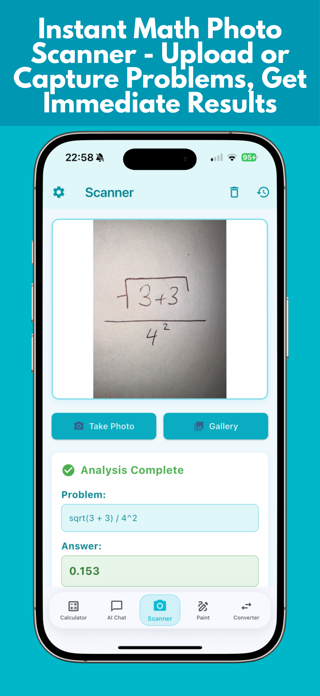 AI Math Scanner & Calculator Screenshot 3 of 5