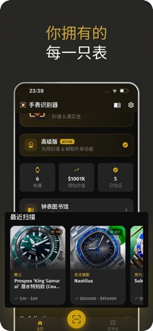 手表扫描识别: 型号与年份 screenshot