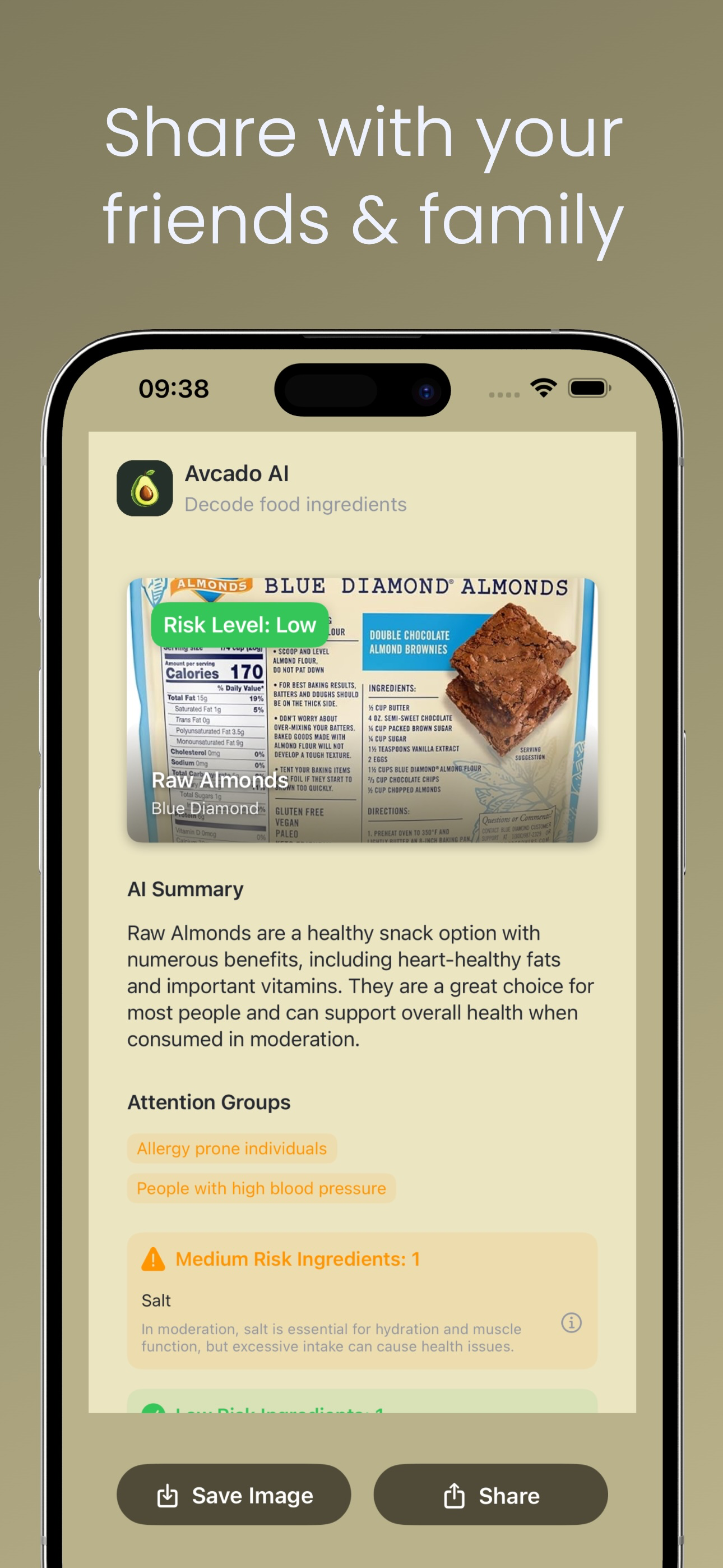 Avcado AI - Ingredients Reveal