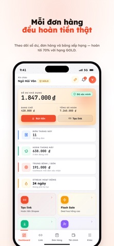 Hoantien - Mua sắm hoàn tiền screenshot
