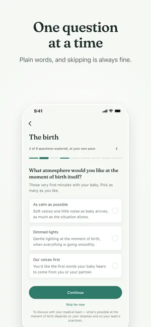 Birth Plan – Hospital Bag List screenshot 2