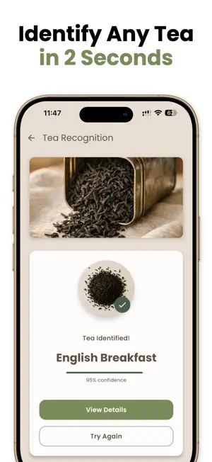 Teafinity: Tea Timer & AI ID screenshot 1