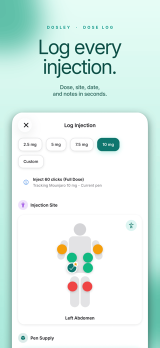 Dosley: GLP-1 Tracker Screenshot 2 of 10