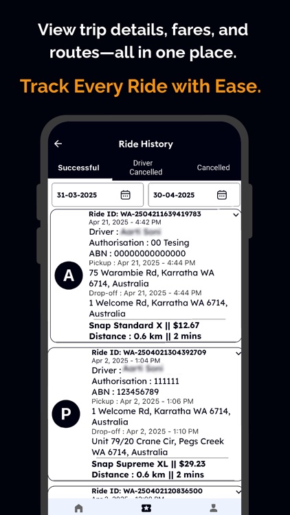 Snap Ride - Request a ride screenshot-7