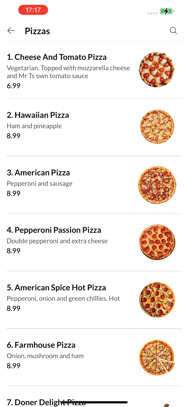 Screenshot #3 pour Mr Ts Pizza