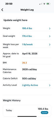 Simple Calories Screenshot 2 of 4