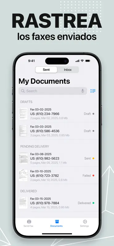 FaxFree: Enviar fax con iPhone screenshot 7 of 8