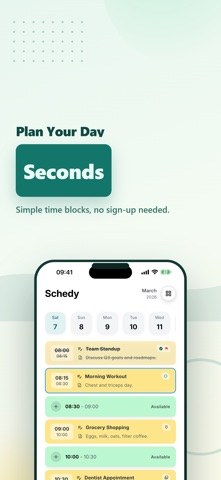 Schedy: Daily Planner Screenshot 1 of 5