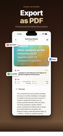 QuickSummaryAI: AI Summarizer iPhone screenshot