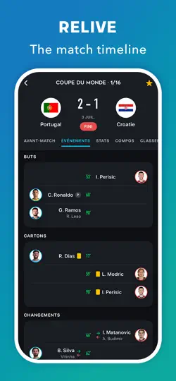 Captura de pantalla de Live Foot - Live Soccer Scores en iPhone 3
