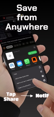 NotiF: Bookmark & Save Links Screenshot 2 of 5