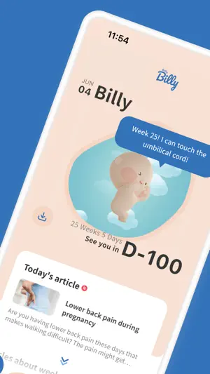 Baby Billy - Pregnancy & Baby screenshot 2