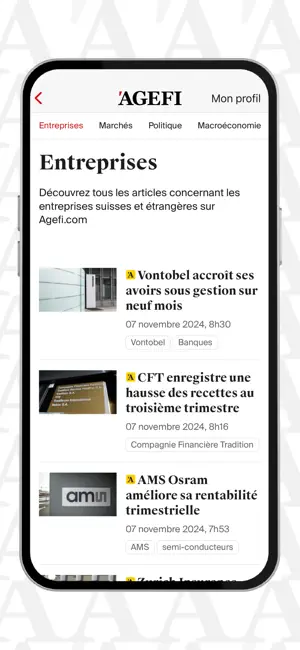 AGEFI Suisse screenshot 2