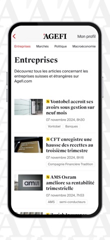 AGEFI Suisse Screenshot 2 of 4