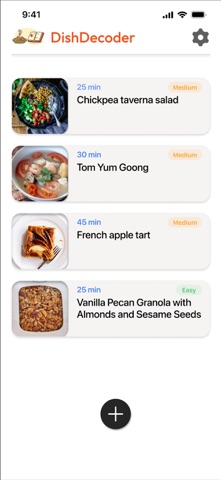 DishDecoder AI Photo-to-Recipe screenshot