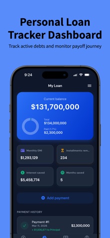 Loan Calculator - EMI Planner Screenshot 2 of 5