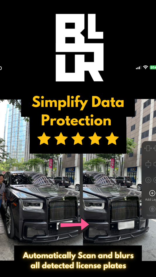 #3. Blur License Plates (iOS) By: Khristoffer Julio