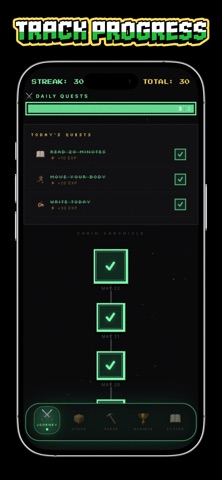 PixelChain: Habit Tracker Screenshot 2 of 5