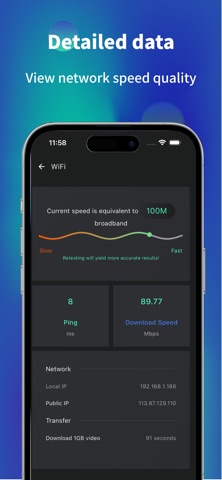 WiFi Network Speed Meter Screenshot 2 of 5