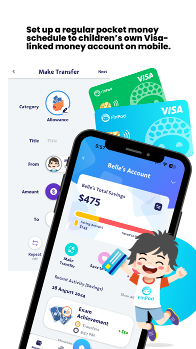 FinPod: Raise Money Smart Kids Screenshot
