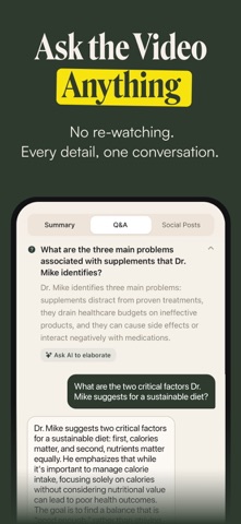 Bite: AI Video Summaries Screenshot 3 of 5