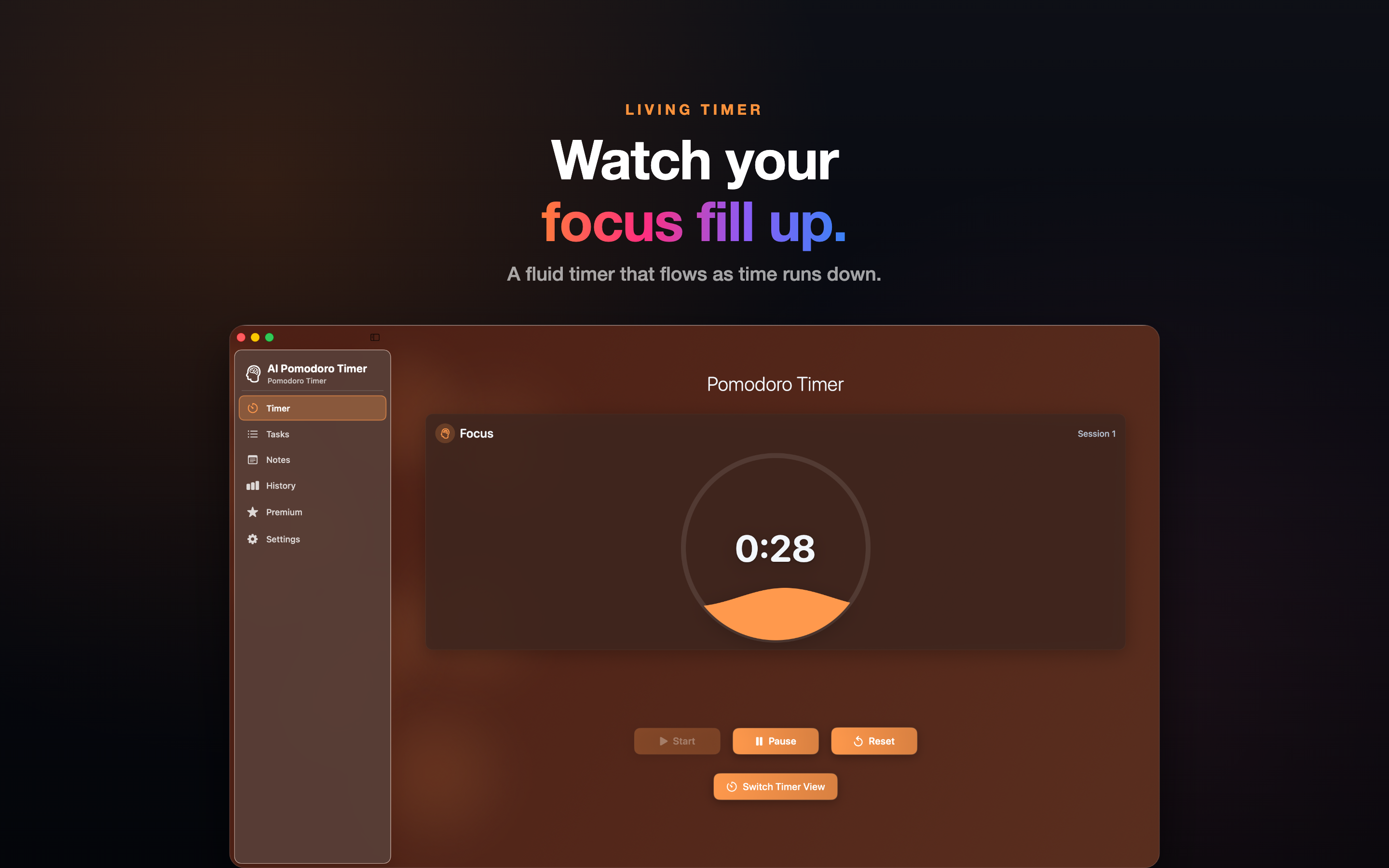AI Pomodoro Timer: Focus&Study