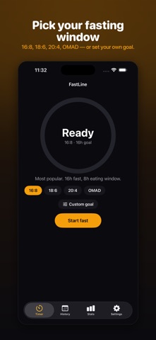 FastLine: Fasting Timer Screenshot 2 of 4
