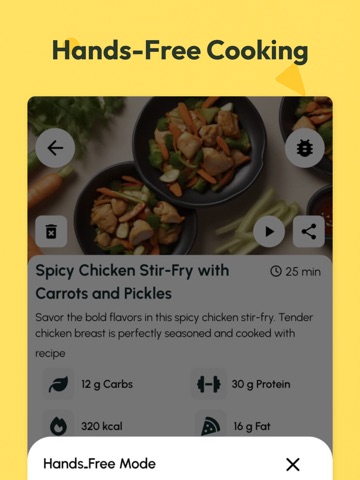 RecipifyAI AI Recipe Generator iPad screenshot